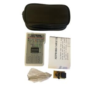 247534 Network Cable Tester With Manual And Carrying Bag